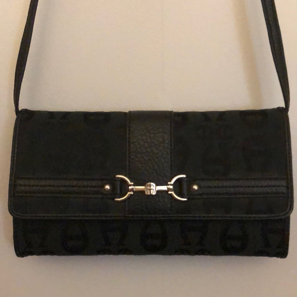 Functional leather crossbody